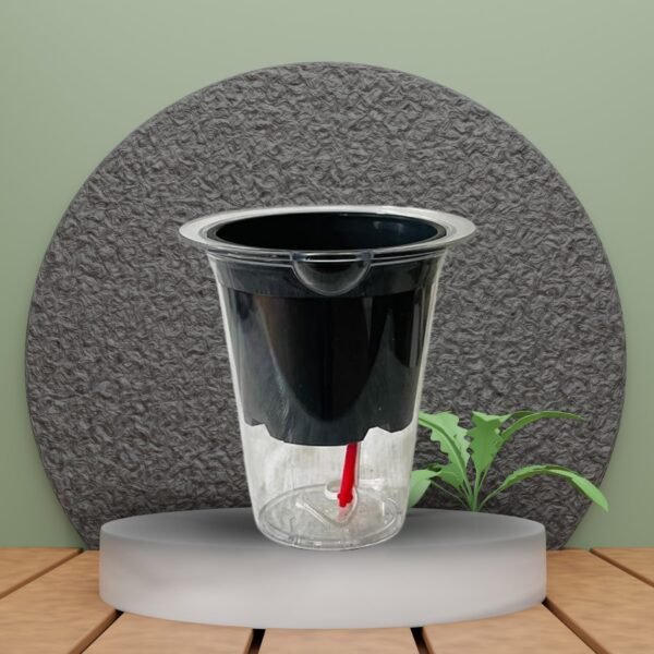 Mascot 10 Glassy Self-Watering Pot